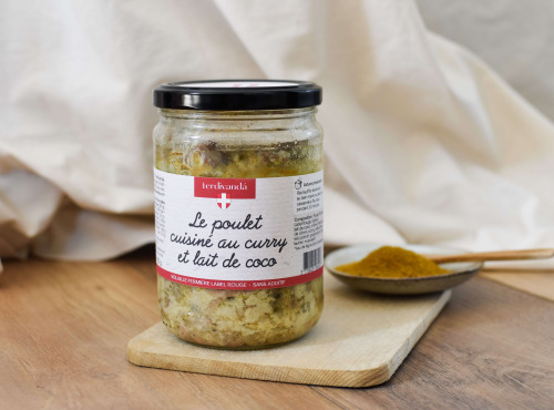 Maison l'Epine - Poulet cuisiné au curry et lait de coco
