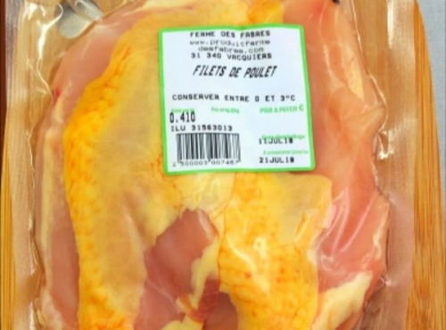 Ferme des Fabres, Vos Manges Gardiens - Filet de Poulet 400g