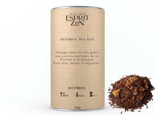 Esprit Zen - Rooïbos "des Îles" - Boite 100g