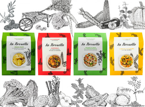 La Brouette - Pour 8 Pers. - Fenouil + Ratatouille + Légumes Al Dente + Curry Doux De Légumes - Convient aux végétariens