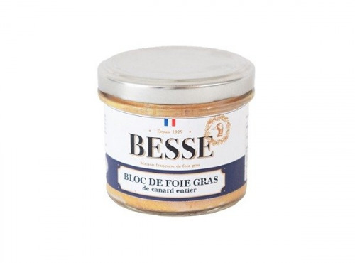 Foie Gras BESSE - Bloc de foie gras de canard 100g