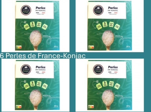 France-Konjac - PACK 6 Perles de konjac 1,2kg