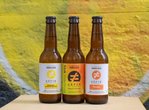 La Brasserie Parallèle - Brasserie sans alcool - Kéfir de fruits - Tropical - 12x33cl