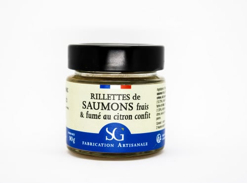 Les Huîtres du Père Gus - Rillettes de saumon frais et fumé au citron confit