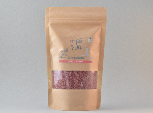 Artisans du Sel - Sel de GuérandeRosé à la betterave 200g