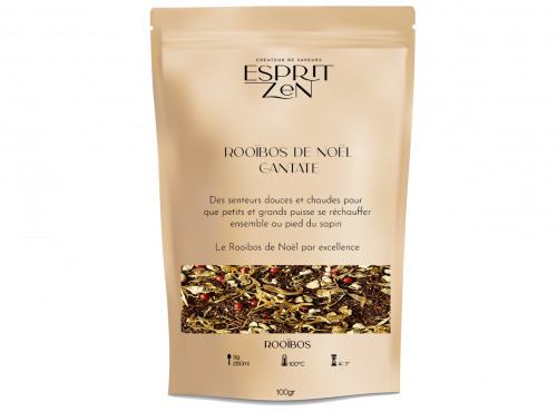 Esprit Zen - Rooïbos de Noël " Cantate " - Sachet 100g