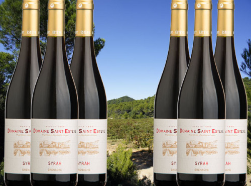 Château Saint Estève d'Uchaux - Syrah Rouge 2020 BIO x6 AOP Côtes du Rhône