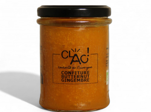 CLAC Conserverie - Confiture butternut gingembre bio - 220g