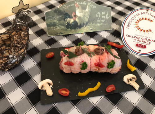 La ferme Grandvillain - Roti De Poularde Farcie - Châtaignes - 1 600 G