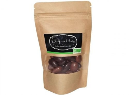 La confiserie d’antan 100% bio - Amandes enrobées chocolats assortiments - 180 gr
