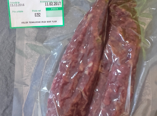 La ferme de Javy - saucisse seche de brebis bio