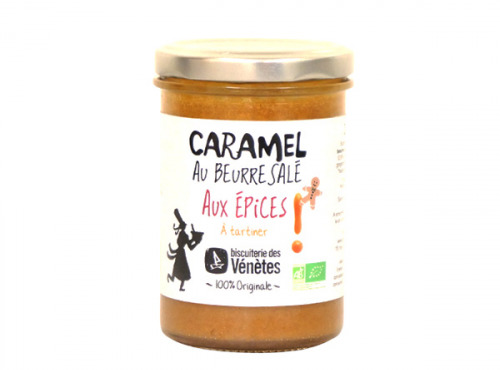 Biscuiterie des Vénètes - Caramel au beurre salé à tartiner aux épices