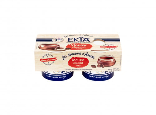 Bastidarra - Ekia - Mousse au chocolat noir 2*70g