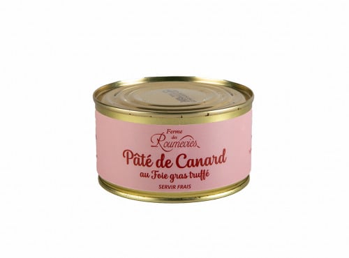 La Ferme des Roumevies - Pâté de canard 30 % de foie gras entier truffé 3% 200g