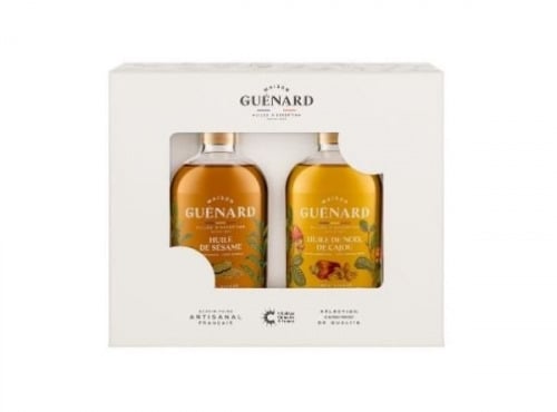 Huilerie Maison Guénard - COFFRET EXOTIQUE -  2x24 CL SESAME/NOIX DE CAJOU