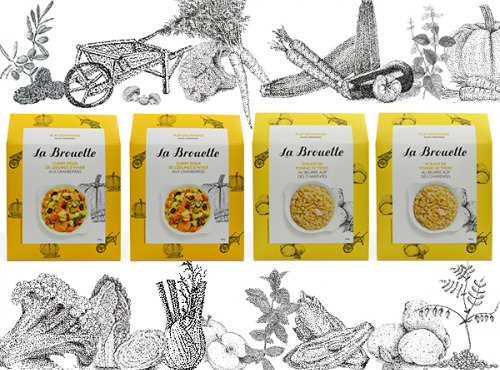 La Brouette - Pour 8 Pers. - 2 X Curry Doux + 2 X Ecrasé De Pomme De Terre - Convient aux végétariens
