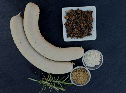 Mas de Monille - Boudin blanc truffé x2 - Porc noir gascon