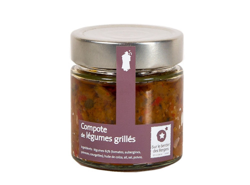 Le sentier des Bergers - Compote de légumes grillés 1 x 180g