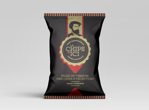 Les Tchanqués - Chips Artisanales Piment d'Espelette 125gr x 20