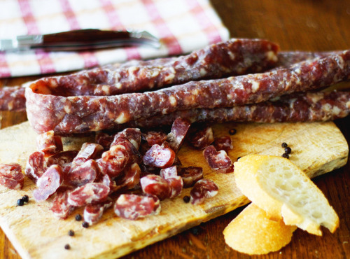 La ferme d'Enjacquet - Saucisse Sèche de Porc Faite Maison 170g x 5