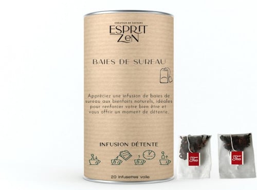 Esprit Zen - Baies de Sureau - Boite de 20 Infusettes - 60g