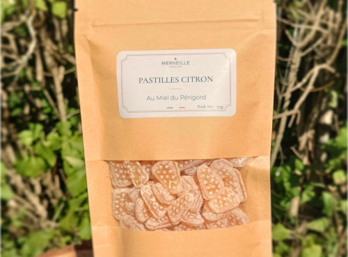 Merveille Apiculture - Bonbons au miel - saveur Citron - 175g
