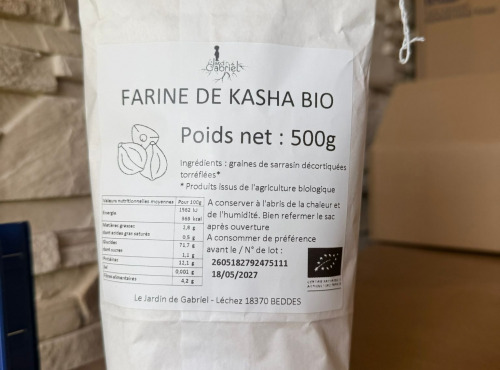 Les Graines de Louise - Farine de Kasha (sarrasin torréfié) 500 gr