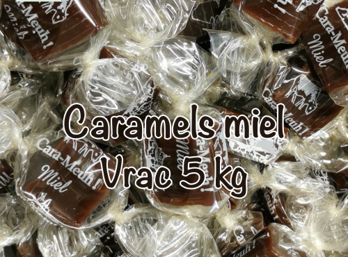 La Ferme des Cara-Meuh - Caramels au miel BIO - Vrac 5kg