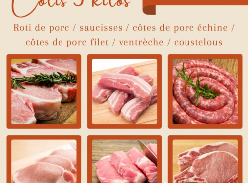 La ferme d'Enjacquet - Spécial Foire Au Porc : Colis de 5kg de viande de porc