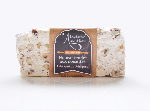 Invitation au Délice - Barre de Nougat Tendre aux Noisettes