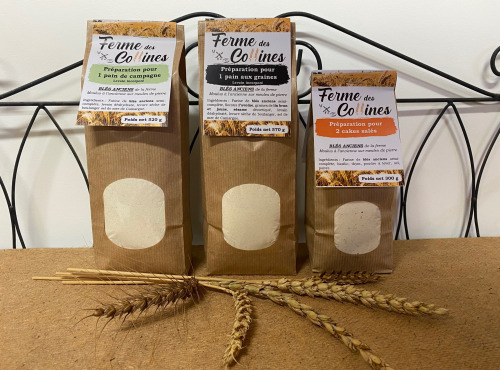 La Ferme des Collines - Lot De 18 Préparations: Pain De Campagne, Pain Aux Graines, Cakes Salés