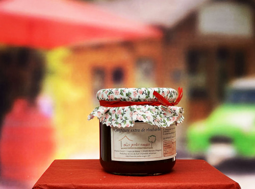 Les Perles Rouges - Confiture Extra De Rhubarbe