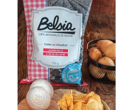 Chips BELSIA - Chips Artisanales à l'Oignon français grillé- 150g x10