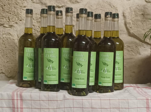Domaine Les Conques Soulière - 12 x Huile d'Olive Vierge Extra Bouteille 75cl - BIO / FR-BIO-16