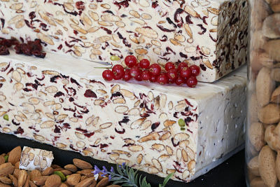 Nougats Laurmar - Nougat  blanc tendre aux Cranberries