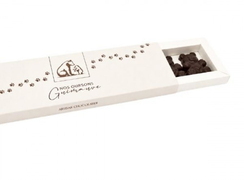Maison Sailler Berthaz - Coffret d’oursons guimauve au chocolat noir