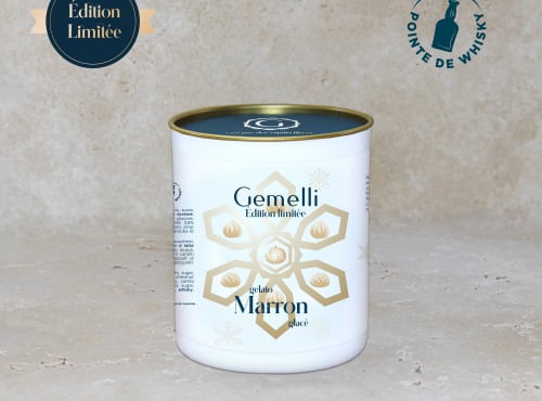 Gemelli - Gelati & Sorbetti - Glace marron glacé lot  8 X 400ml