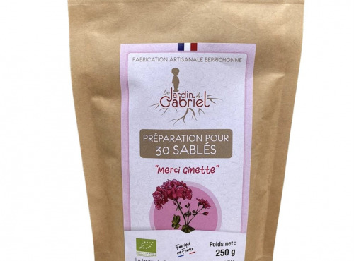 Les Graines de Louise - ANTI GASPI Kit sablé au géranium rosat