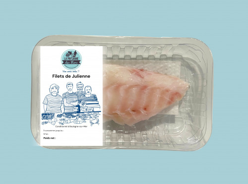 La Paysanne des Mers - Filets de julienne sans flanc - 200g - lot de 6