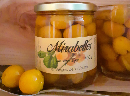 Les Vergers de la Vautée - Mirabelles au sirop léger