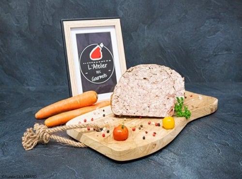 L'Atelier des Gourmets - Boucherie Charcuterie en Provence - Terrine Maison au Figatelli - 200gr