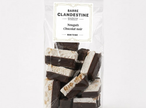 Barre Clandestine - Nougats chocolat noir