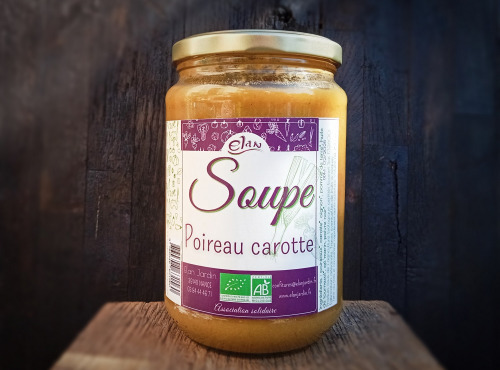 Elevage de Cochons en Forêt et Produits du Terroir Jurassien - Soupe de poireau carotte - 75cl