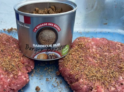 La Brigade des Epices - BURGER BOOSTER - Assaisonnement pour les burgers - Oignons de Roscoff AOP et poivres - 100g