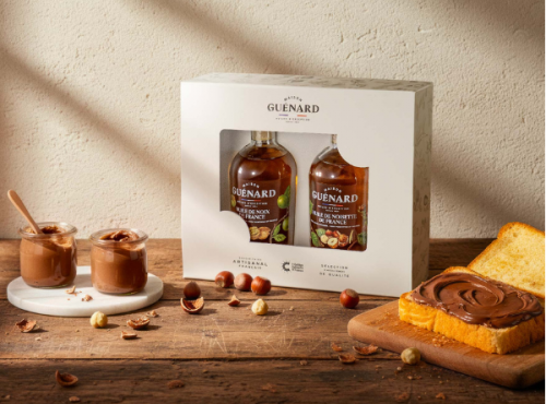 Huilerie Maison Guénard - COFFRET CADEAU 100% Français -  2x24 CL NOIX/NOISETTE