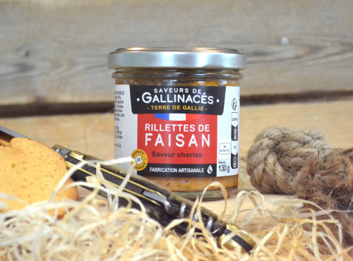 Terre de Gallie - Rillettes de faisan saveur chorizo x 20