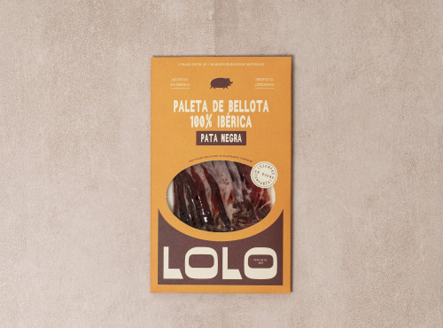 LOLO Jamón - Épaule de Bellota Pata Negra 100% Ibérique | Tranchée 80g