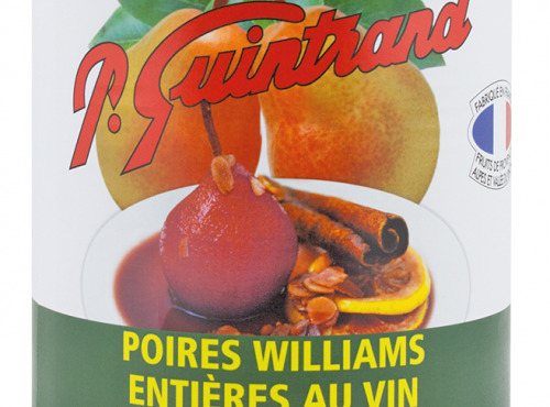 Conserves Guintrand - Format Familial Poires Entieres Au Vin Du Ventoux 3/1