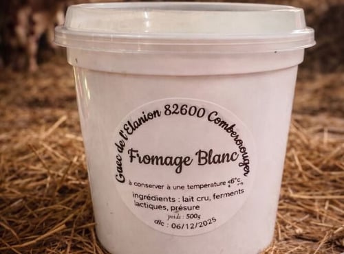 Gaec de l'Elanion - Fromage Blanc Pot Familiale  400g