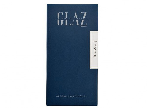 Glaz la chocolaterie de la presqu’île - Tablette chocolat noir "Blue Maya" 100%